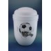 Hand Painted Biodegradable Cremation Ashes Funeral Urn / Casket - Final Whistle (Sport / Football)